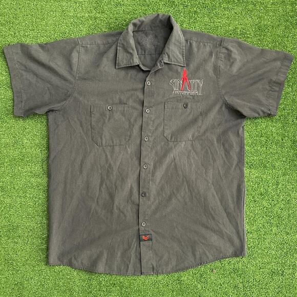 Sin City Motorsports Embroidered Button-Up Shirt - Picture 1 of 5